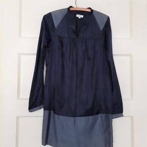 Generra Silk Blend Tunic Dress with Pockets and a  20's 30's style
